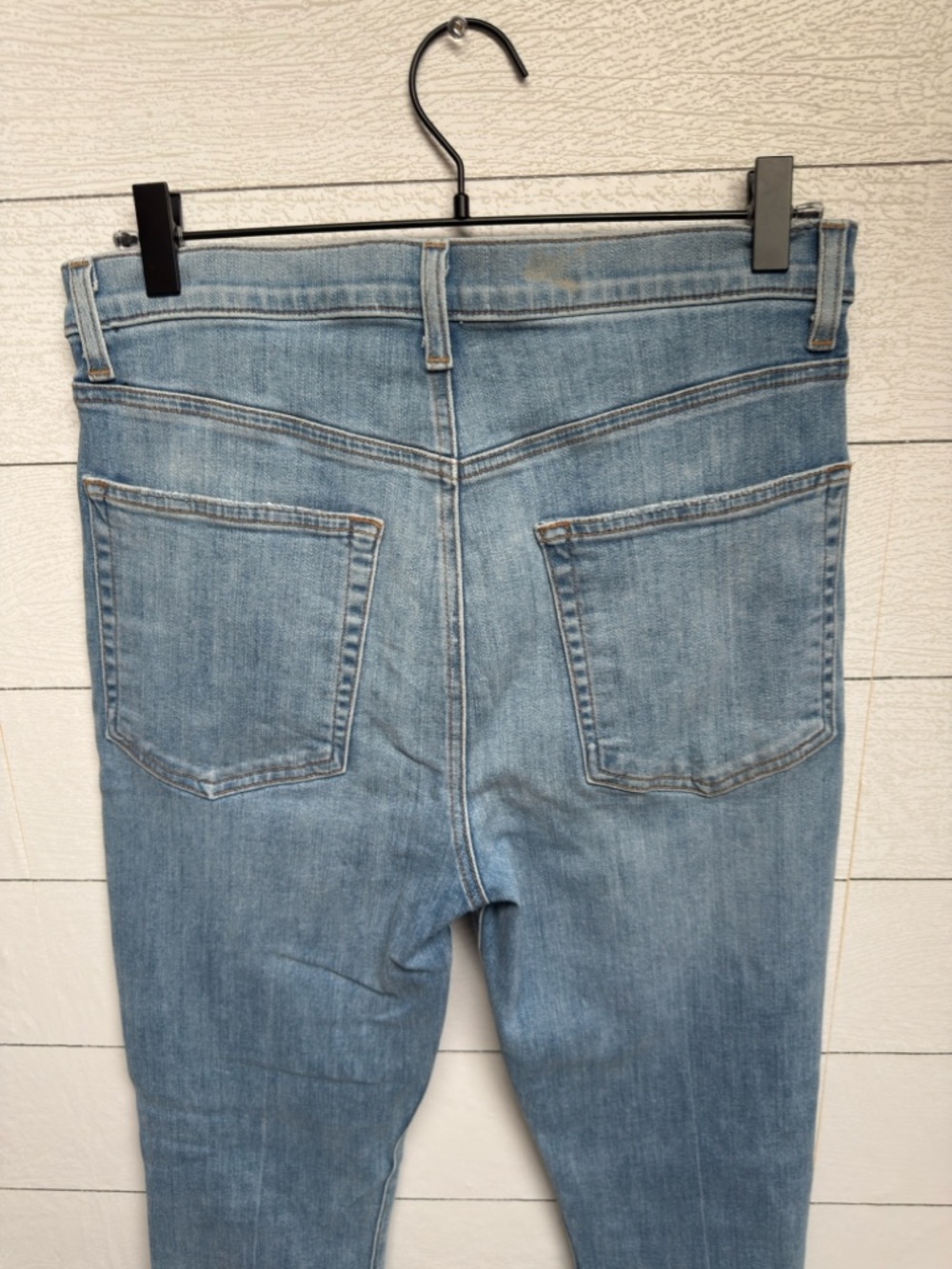 Reformation Ultra High & Skinny Jeans Cyprus Wash Size 30 Made in USA - Picture 6 of 13